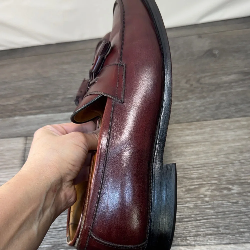Allen Edmonds Men's Brown Leather Loafers size 10 (j210)
